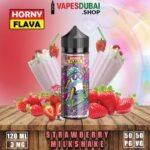 HORNY FLAVA 120ml E-Liquid 3mg Vape Juice in Dubai Strawberry – Milkshake Series