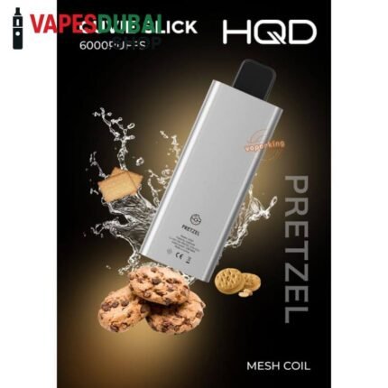 HQD Cuvie Slick 6000 Puffs 20MG Nicotine Pretzel