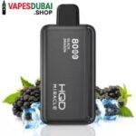 Hqd miracle 8000 puffs zero nicotine in Dubai BLACK ICE