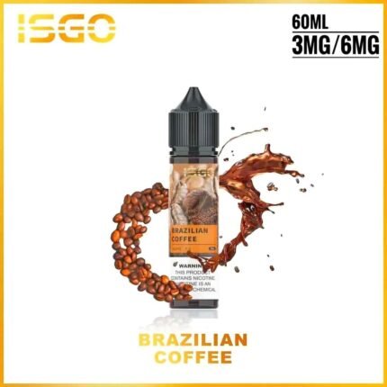 ISGO 3MG & 6MG 60ml E-Liquid in Dubai Best Online Shop Brazilian Coffee