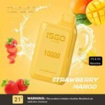 ISGO Bar 10000 Puffs 20MG Disposable Vape in Dubai Strawberry Mango