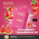 ISGO Bar 10000 Puffs 20MG Disposable Vape in Dubai Strawberry Watermelon Ice