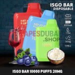 ISGO Bar 10000 Puffs 20MG Disposable Vape in Dubai