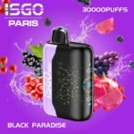 ISGO Bar Paris X 30000 Puffs 50MG Disposable Vape in Dubai Black Paradise