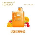 ISGO New York 8000 Puffs 50MG Disposable Vape Lychee Mango