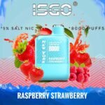 ISGO New York 8000 Puffs 50MG Disposable Vape Raspberry Strawberry