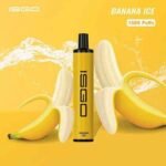 ISGO Paris 1500 Puffs Disposable Vape in Dubai Banana Ice