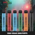ISGO VEGAS 2800 Puffs 20MG Nicotine Disposable vape in Dubai