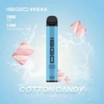 ISGO VEGAS 2800 Puffs 20MG Nicotine Disposable vape in Dubai Cotton Candy