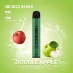 ISGO VEGAS 2800 Puffs 20MG Nicotine Disposable vape in Dubai Double Apple
