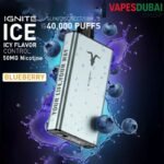 Ignite Ice 40000 Puffs Disposable Vape in Dubai Blueberry Ice