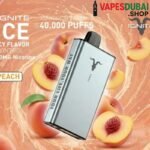 Ignite Ice 40000 Puffs Disposable Vape in Dubai Peach