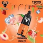 KALYAN Pro 12000 Puffs 50MG Disposable Vape In Dubai Strawberry Peach Ice