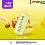 LOST MARY MT15000 TURBO 5% Disposable Vape In Dubai Banana Cake