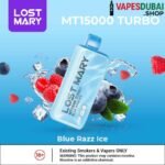 LOST MARY MT15000 TURBO 5% Disposable Vape In Dubai Blue Razz Ice