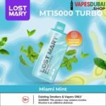 LOST MARY MT15000 TURBO 5% Disposable Vape In Dubai Miami Mint