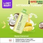 LOST MARY MT15000 TURBO 5% Disposable Vape In Dubai Nana Coconut