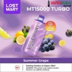 LOST MARY MT15000 TURBO 5% Disposable Vape In Dubai Summer Grape