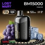 Lost Mary BM15000 Puffs Disposable Vape 50mg In Dubai Grape Ice