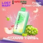 Lost Mary turbo MT 35000 Puffs 20MG nicotine Disposable Vape In Dubai Peach Green Grape