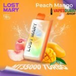 Lost Mary turbo MT 35000 Puffs 20MG nicotine Disposable Vape In Dubai Peach Mango