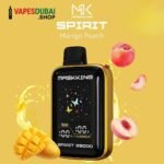 MASKKING Spirit 25000 Puffs 50MG Nicotine Disposable Vape in Dubai Mango Peach