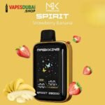 MASKKING Spirit 25000 Puffs 50MG Nicotine Disposable Vape in Dubai Strawberry Banana