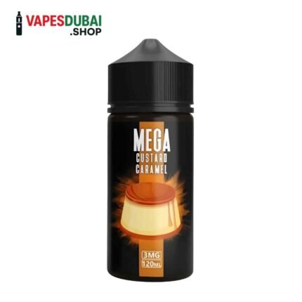 MEGA 120ml 3mg E-liquid in Dubai Custard Caramel