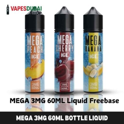 MEGA 3MG 60ML Bottle Liquid Freebase in Dubai