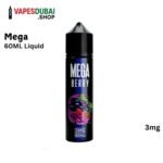 MEGA 3MG 60ML Bottle Liquid Freebase in Dubai Berry