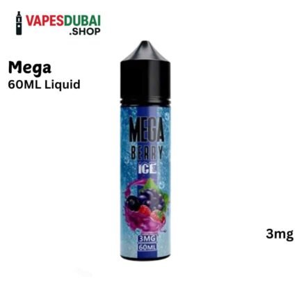 MEGA 3MG 60ML Bottle Liquid Freebase in Dubai Berry Ice