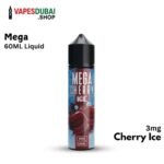 MEGA 3MG 60ML Bottle Liquid Freebase in Dubai Cherry Ice