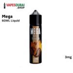 MEGA 3MG 60ML Bottle Liquid Freebase in Dubai Coffee Tobacco