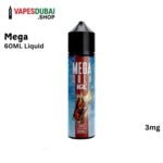 MEGA 3MG 60ML Bottle Liquid Freebase in Dubai Cola Ice