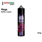MEGA 3MG 60ML Bottle Liquid Freebase in Dubai Grape