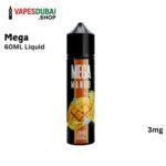 MEGA 3MG 60ML Bottle Liquid Freebase in Dubai Mango