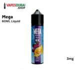 MEGA 3MG 60ML Bottle Liquid Freebase in Dubai Mango Grape
