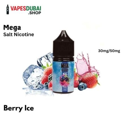 MEGA Salt Nicotine 30mg and 50mg 30ml E-juice in Dubai Berry Ice