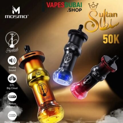 Mosmo Sultan 50k Puffs DTL E-hookah Dispoable Vape In Dubai