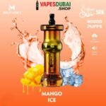 Mosmo Sultan 50k Puffs DTL E-hookah Dispoable Vape In Dubai Mango Ice