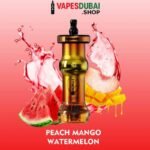 Mosmo Sultan 50k Puffs DTL E-hookah Dispoable Vape In Dubai Peach Mango Watermelon
