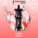 Mosmo Sultan 50k Puffs DTL E-hookah Dispoable Vape In Dubai White Peach