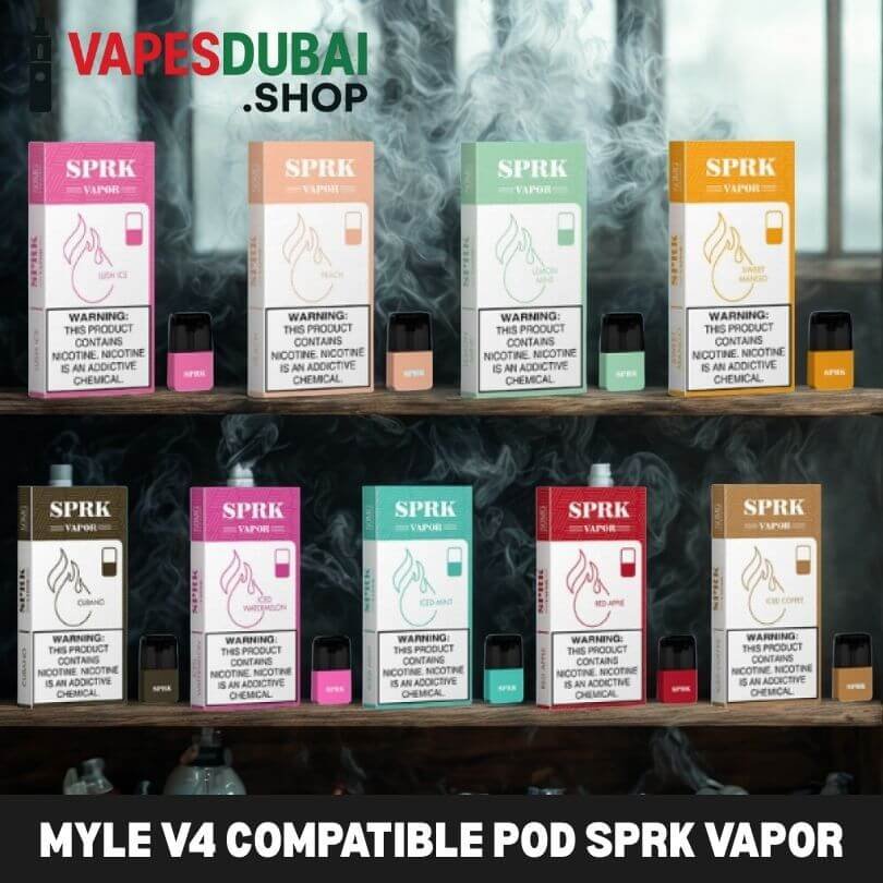 Myle V4 Compatible Pod SPRK VAPOR Myle V4 Compatible Pod SPRK VAPOR