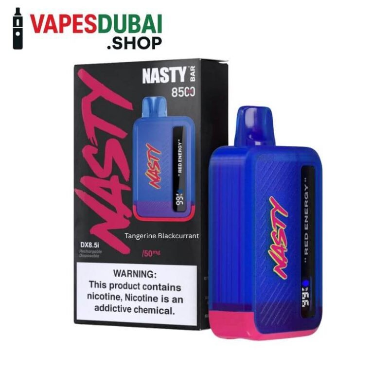 NASTY Bar 8500 Puffs 20 Mg & 50Mg Tangerine Blackcurrant