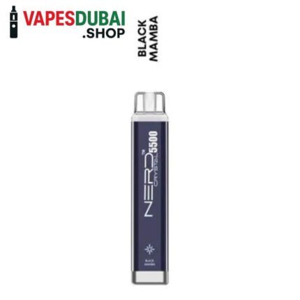 NERD Crystal Disposable Vape 5500 Puffs black mamba