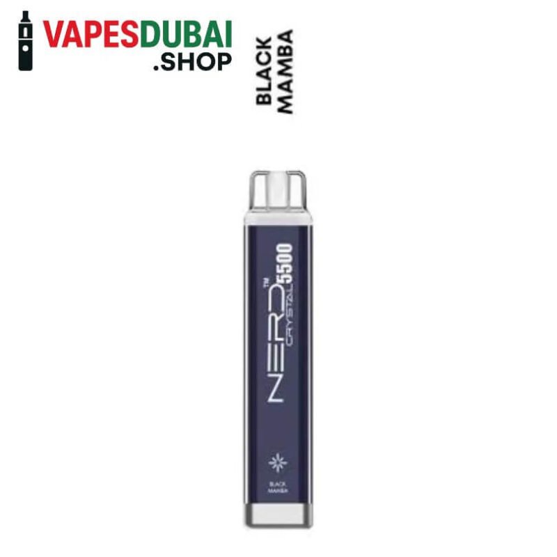 NERD Crystal Disposable Vape 5500 Puffs black mamba