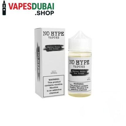 No Hype Vapors Saltnic 30ml E-Liquid In Dubai Butter Pecan Ice Cream