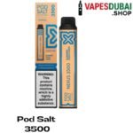 Pod Salt Nexus 3500 Puffs Disposable Vape In Dubai Blueberry Peach Candy