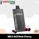 RELX Ace 20000 Puffs 50mg Disposable Vape In Dubai Dark Cherry