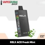 RELX Ace 20000 Puffs 50mg Disposable Vape In Dubai Fresh Mint